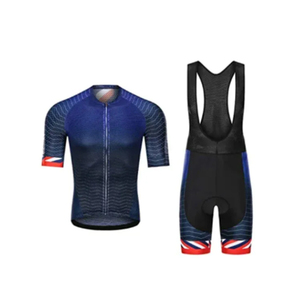 Vente en gros respirant séchage rapide hommes cyclisme uniforme léger Compression manches courtes haut vêtements de cyclisme pour hommes - Product Image 2