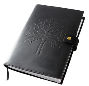 A5 Notebook kepribadian kreatif penebalan buku harian bisnis Retro sederhana kulit gesper sabuk Notebook siswa kelas
