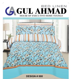 Ensemble de draps de lit en coton pakistanais 100% de haute qualité nouvelle Collection prix de gros tissu matériel - Product Image 2