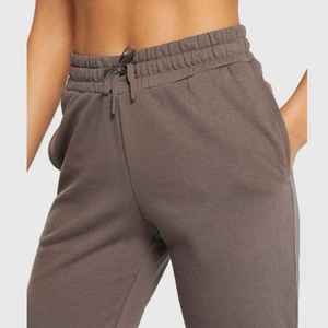 Pantalones Deportivos de Cintura Media y Pierna Ancha para Mujer, al por Mayor, Ropa Deportiva ÚNICA, de Algodón, con Cierre de Cordón Elástico, para Invierno - Product Image 5