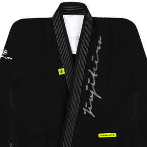 Kimono de Jiu-Jitsu brésilien prêt pour la compétition, noir, 390 g/m², tissage perlé, veste légère et pantalon Ripstop - Product Image 5