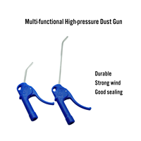 Pistolet à air industriel à volume élevé, poignée en plastique et métal durable, buse de 130 mm, pression de 15 kg, personnalisable OEM, anti-poussière