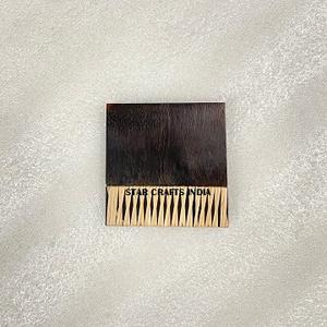 Posavasos de madera de alta calidad superventas 2024 con diseño de mimbre, posavasos negro directo de fábrica al por mayor, posavasos de ratán - Product Image 3