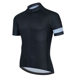 Maillot de cyclisme respirant personnalisé pour hommes et femmes Maillot de vélo de l'équipe pro anti-sueur à séchage rapide avec fermeture éclair et bandes réfléchissantes - Product Image 3