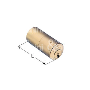 CYLINDRE ROND FIXE Pour ferroglietto 4 trous de fixation Laiton poli - Product Image 1