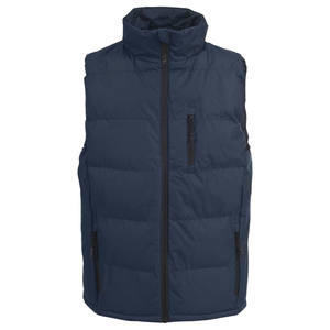 Gilet bouffant isolé léger bonne qualité nouvelle expédition mode hiver veste sans manches noir matelassé vers le bas imperméable - Product Image 1