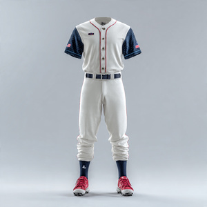 Uniformes de baseball de haute qualité pour les jeunes et les adultes, maillot de baseball à manches courtes, haut, nom de l'équipe, uniformes de baseball - Product Image 3