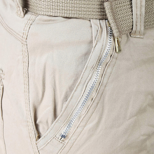 Meilleure vente Pantalon cargo en tissu de coton pour hommes, pantalon cargo élégant à boutons pour adultes, au prix de gros - Product Image 6