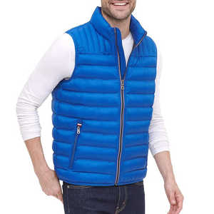 Veste matelassée d'hiver personnalisée de haute qualité pour hommes grande taille rembourrage en coton imperméable rembourré de bulles de nylon et de polyester - Product Image 5