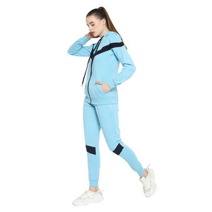 Women <b>zip</b> <b>up</b> tracksuit with side pockets elastic cuffs breathable fabric full <b>zip</b> jacket tapered pants for workouts and wear - Product Image 2