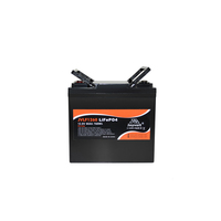 Batteries lithium-ion LiFePO4 DC HOUSE 12,8 V 30 Ah 50 Ah avec BMS intelligent RS485/CAN2.0 JVLF1230, garantie 5 ans pour bateau, camping-car, fauteuil roulant