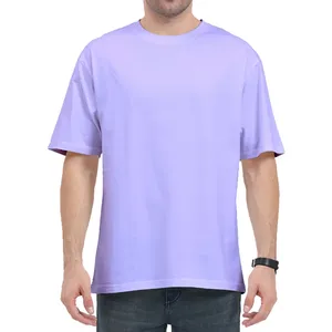 เสื้อยืดสำหรับผู้ชายขนาดใหญ่พิเศษขนาดใหญ่พิเศษเสื้อทีเชิ๊ตผ้าฝ้าย100% เปล่าสำหรับใส่ลำลองออกแบบปักลายได้เอง - Product Image 3