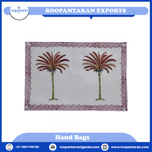 Manteles de mesa de lona de algodón con estampado de bloque manual de lujo, exquisito diseño sólido moderno, juego de costuras bien elaborado, 2 para el hogar para - Product Image 6