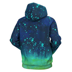 Sweat à capuche pour hommes imprimé sur mesure en gros 100% coton lourd mode Logo lettre impression 3D en relief saison d'hiver - Product Image 6