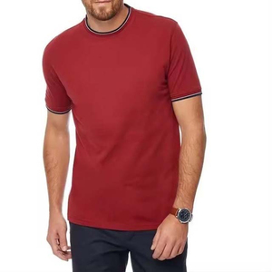 T-shirts pour hommes en coton 100% à prix avantageux, de qualité supérieure, à motifs solides, pour la vente en gros, vêtements de rue d'été, best-sellers - Product Image 5