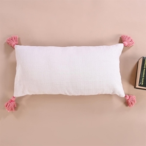 Fundas de cojín de algodón de lujo de 45x45 cm bellamente bordadas almohadas decorativas sostenibles sin azo mejor venta al por mayor - Product Image 4