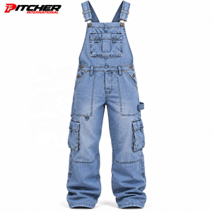 Overoles de Mezclilla para Hombre al por Mayor, con Tirantes Ajustables, para Trabajo, Directo de Fábrica - Product Image 5