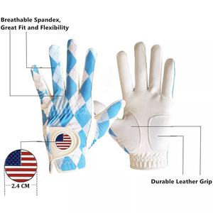 Guantes de Golf de Gamuza con Logotipo Personalizado, Transpirables, Suaves, Ideales para Jugadores de Primera Clase, Guantes de Golf de Piel de Oveja, Cómodos, Antideslizantes para Hombre - Product Image 2