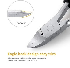 Coupe-ongles en acier inoxydable de qualité médicale pour ongles épais ou incarnés, outil de pédicure, coupe-ongles pour orteils, logo personnalisé - Product Image 2