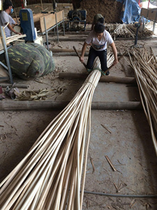 Material de reparación de muebles de caña natural redonda con núcleo de ratán de grado fino - Product Image 2