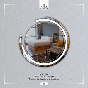 Miroir LED sans cadre pour salle de bain moderne et minimaliste avec réflexion claire pour les espaces intérieurs modernes en provenance d'Inde - Product Image 2