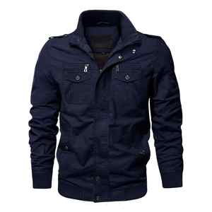 Wholesale Classic Modern Fashion Outdoor <b>Men's</b> Denim <b>Jacket</b> Top Quality Cotton <b>Canvas</b> Casual Sportswear <b>Jackets</b> For <b>Men</b> - Product Image 3