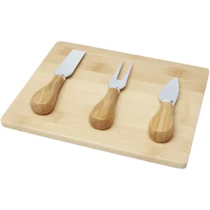 Sustainable Bamboo Cheese <b>Board</b> Ement's Cutting <b>Tool</b> for Perfect Presentation - Product Image 1