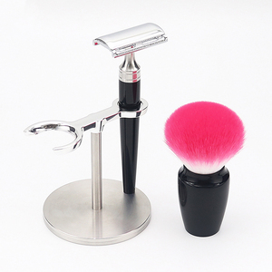 Bol de rasage pour hommes Durable 2025 Design Brosse de rasoir Portable Stand Barbe Rasoir Set Clean Kit - Product Image 2