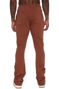 RAM Industry, ropa de calle personalizada, pantalones para correr, pantalones acampanados de algodón de alta calidad, estilo informal, lavado, serigrafía media-alta - Product Image 4