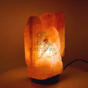 Prix de gros Lampe à sel en forme d'ange Lampe à sel pur de l'Himalaya 100% Arrivée à chaud Lampe à sel en forme d'ange - Product Image 6