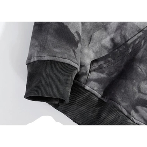 Sudadera con Capucha de Manga Larga para Hombre, Estampado Digital Tie-Dye, Mezcla de Poliéster/Algodón, Nueva Llegada 2025, Servicio Personalizado OEM - Product Image 4
