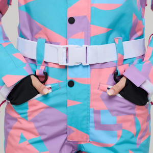 Traje de Nieve Transpirable para Adultos, para Invierno, para Esquí de Una o Dos Tablas, con Cierre de Cremallera, Conjunto Completo de Poliéster/Nailon para Hombre y Mujer, Venta al Por Mayor - Product Image 6