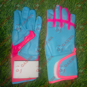 Nouvel arrivage de cuir de vachette de qualité supérieure, couleur rose et sarcelle, nouveau design de gants de baseball pour jeunes et adultes - Product Image 4