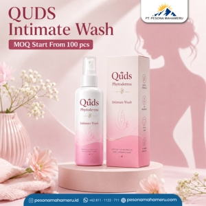 Quds Phytoderma Nettoyant Intime Doux avec Mousse Légère pour Soins Féminins Quotidiens (100ml 150ml 200ml) - Product Image 1