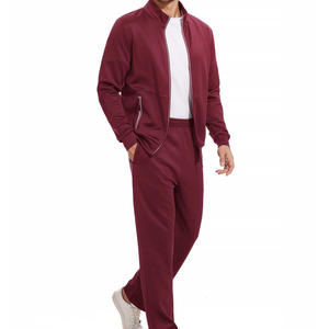 Fabricante otoño Jogger Wear chaqueta pantalones traje deportivo logotipo personalizado diseñador dos piezas Casual chándales conjuntos para hombres - Product Image 2