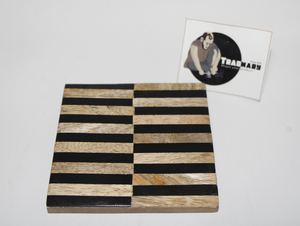 Molde de posavasos de resina, posavasos de resina con incrustaciones de resina de alta calidad, juego de posavasos de madera para mesa de Tradnary Pvt Ltd - Product Image 5