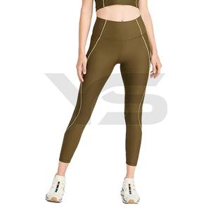Alta calidad Yaseen & Sons Sports Women's Athletic Gym Leggings Casual Mid Waist Multi-Color Yoga Wear - Product Image 4