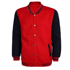 Bombardier Letterman en laine pour hommes, veste universitaire de baseball à col montant, manteau d'hiver à l'extérieur pour les sports universitaires, vente en gros OEM - Product Image 2