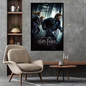 Póster de Estilo Moderno de Harry Potter y las Reliquias de la Muerte 1, Hecho de Papel para Decoración de Pared - Product Image 1