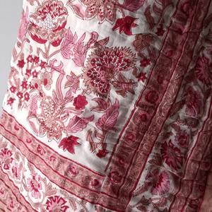 Couette Jaipuri en coton biologique de haute qualité, imprimé ethnique, fait main, pour la décoration intérieure - Product Image 4