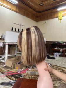 Holesale-peluca Bob de encaje color piano HD, pelo crudo vietnamita, venta al por mayor - Product Image 2