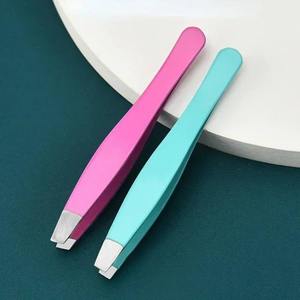 Durable Stainless Steel <b>Eyebrow</b> Tweezers <b>Hair</b> <b>Removal</b> Eyelash Extension Tweezer - Product Image 6