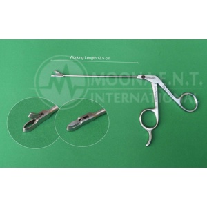 Blakesley Thru Cut Manual Forceps Straight Jaw 3mm Surgical Grade Reusable Stainless Steel ENT Surgery Instrument - Product Image 1