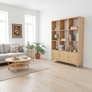 ไม้อัด KTB68158กรัมชั้นวางจอแสดงผล TR Vung 110X25X150ซม. Mi M - Product Image 2