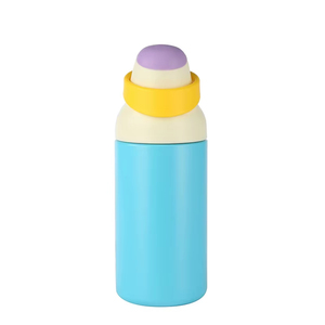 Garrafa de Água Esportiva de Aço Inoxidável 550ml com Isolamento a Vácuo e Canudo, Copo com Alça, Atacado - Product Image 5