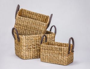 Cesta de Jacinto de Agua de Diseño Ecológico para Accesorios de Interior Sostenibles que Apoyan la Vida Ecológica - Product Image 3