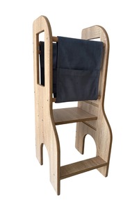 Taburete de escalera plegable de madera moderna para preescolar, torre de aprendizaje, dormitorio escolar, muebles duraderos de madera para niños, animación de Hotel