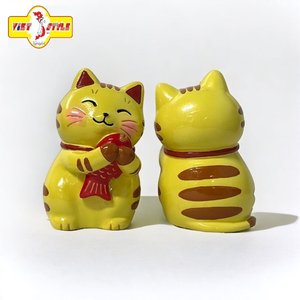 Estatuilla de animales para interiores, estatua de gato negro, adorno, Decoración de mesa de resina para amantes de los gatos, regalo para el salón - Product Image 2