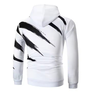 2025 sweat à capuche pour hommes imprimé personnalisé best-seller saison d'hiver manches longues Logo à capuche coton Polyester motif solide - Product Image 3