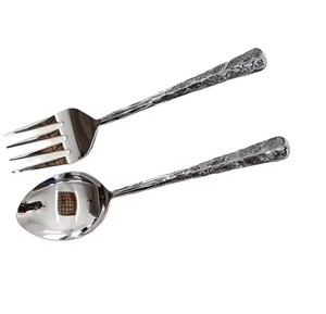 ชุดเครื่องครัวสแตนเลสเกรดอาหารมีดีไซน์เรียบออกแบบมาใหม่ทำด้วยมือ - Product Image 2